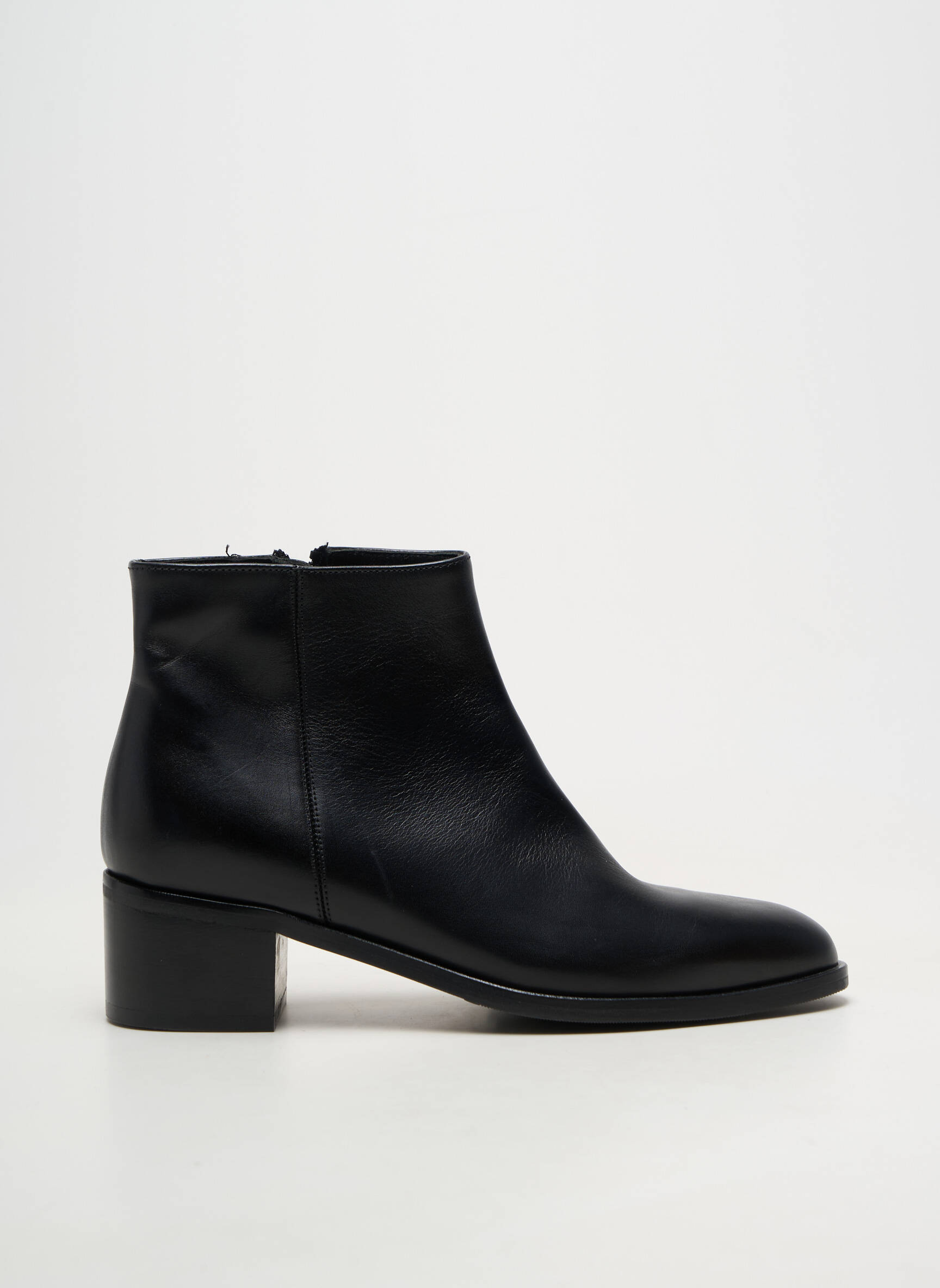 Bottines/boots matière lisse talon de 4 à 6cm noir PERTINI femme