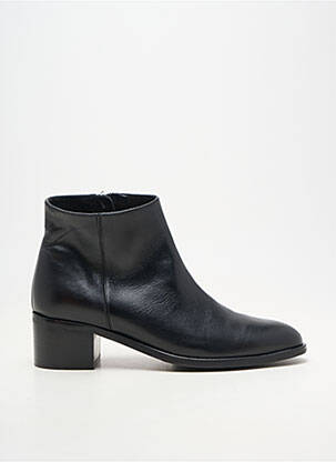 Bottines/boots matière lisse talon de 4 à 6cm noir PERTINI femme
