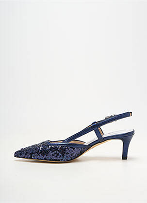 Escarpins fermeture boucle(s) talon de 4 à 6cm bleu MUSELLA femme