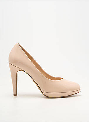 Escarpins matière lisse talon de 7 à 9cm rose Ô TALONS GRANVILLE femme