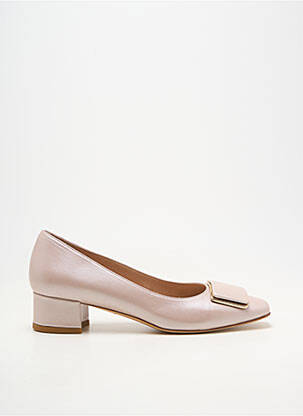 Ballerines carré talon de 4 à 6cm beige MUSELLA femme