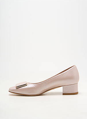 Ballerines carré talon de 4 à 6cm beige MUSELLA femme