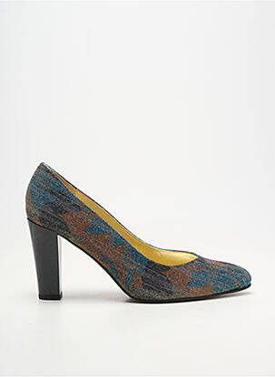 Escarpins talon de 7 à 9cm bleu AZUREE femme