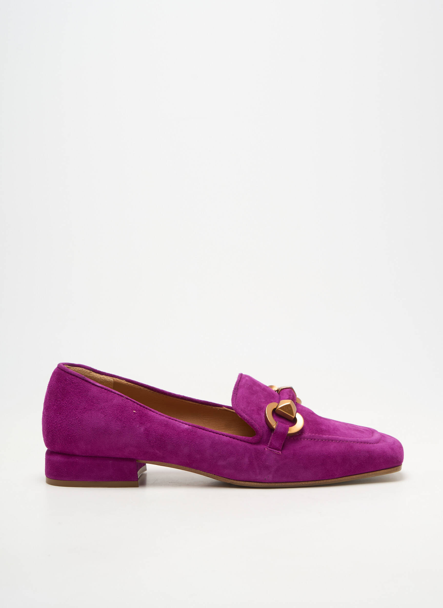 Ballerines talon bas talon plat jusqu'à 3cm violet CHANTAL femme