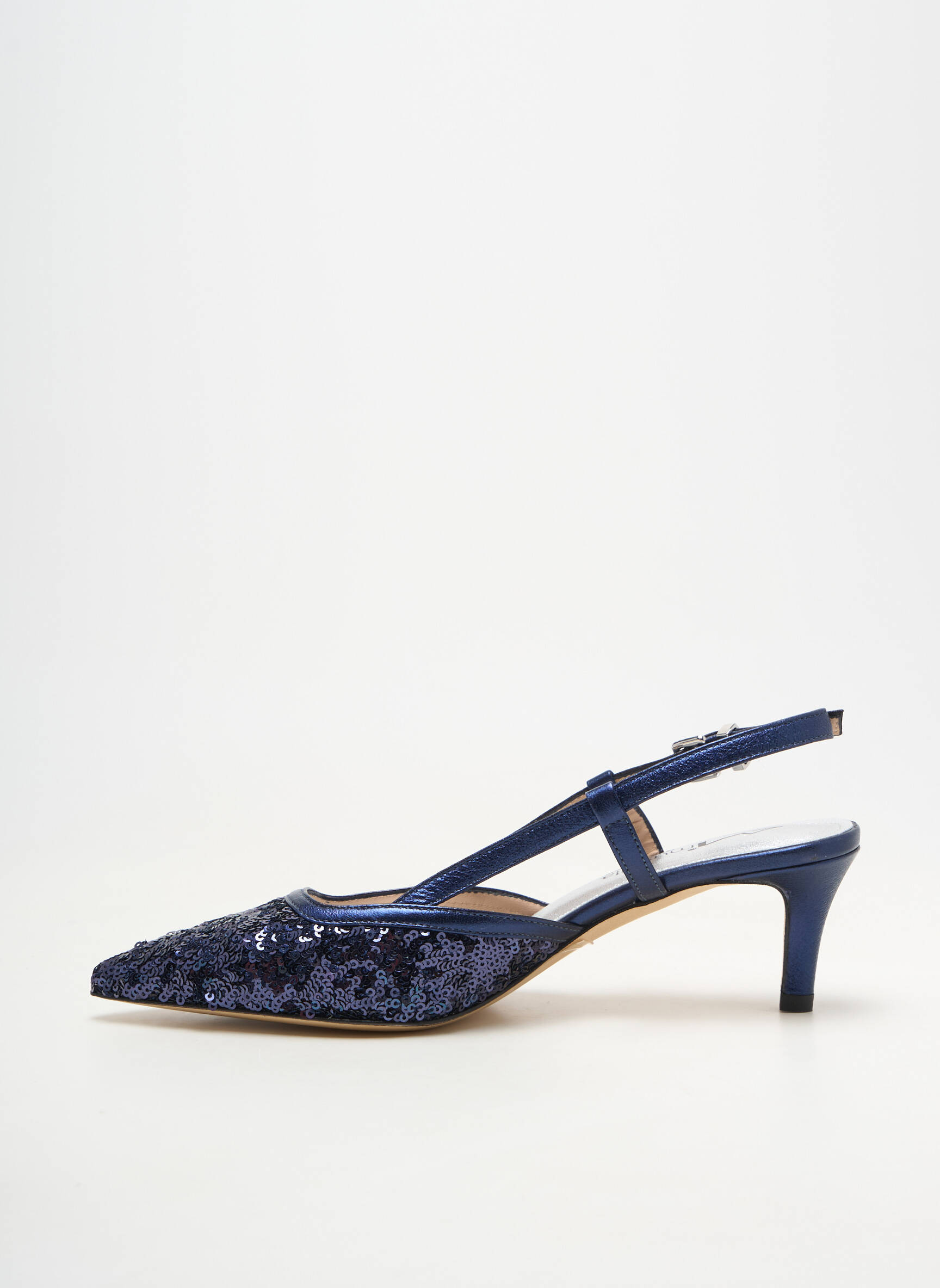 Escarpins fermeture boucle(s) talon de 4 à 6cm bleu MUSELLA femme