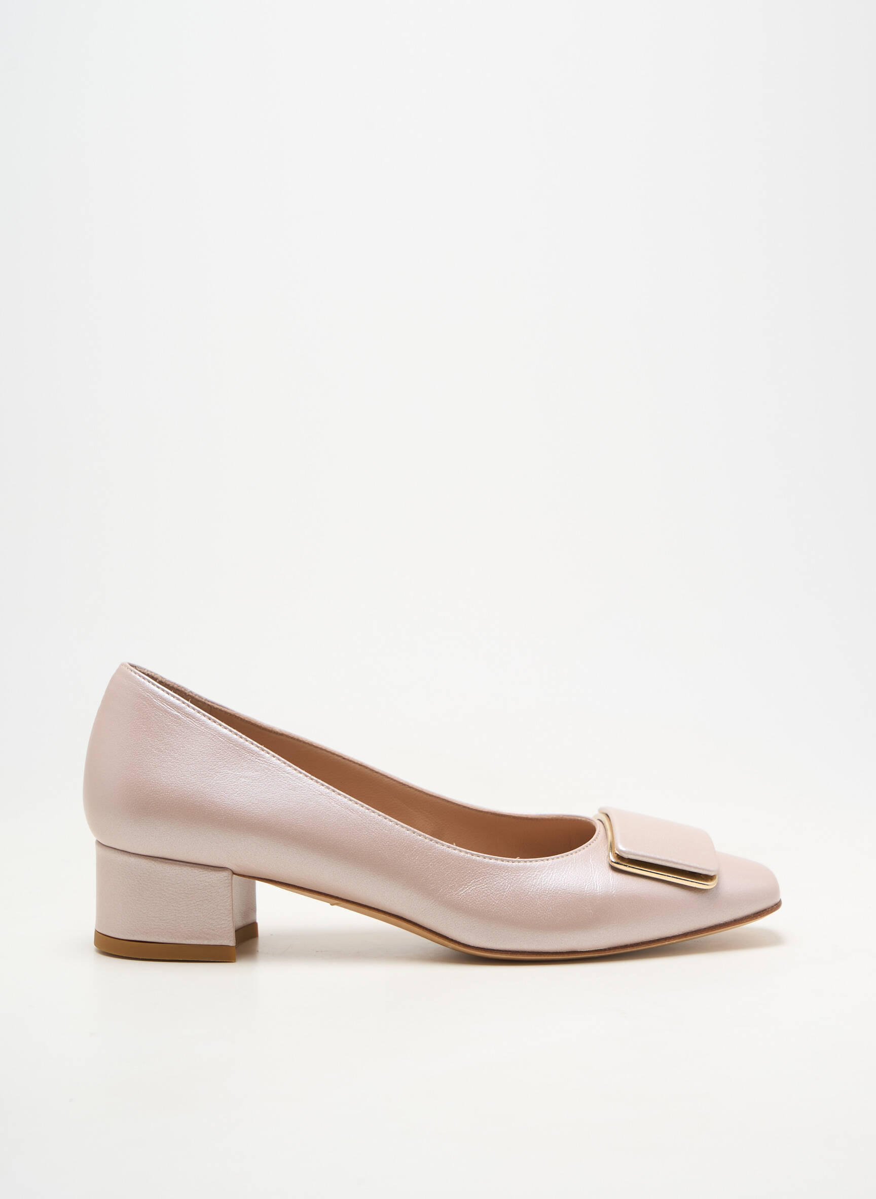 Ballerines carré talon de 4 à 6cm beige MUSELLA femme