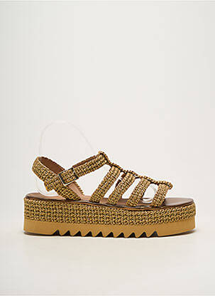 Sandales/nu pieds fermeture boucle(s) talon de 4 à 6cm or FIORINA femme