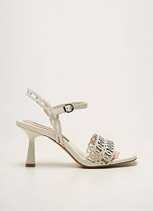 Sandales/nu pieds talon aiguille talon de 7 à 9cm blanc VIVIEN LEE femme