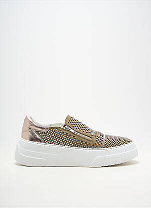Baskets plateforme talon de 4 à 6cm vert FRU.IT femme