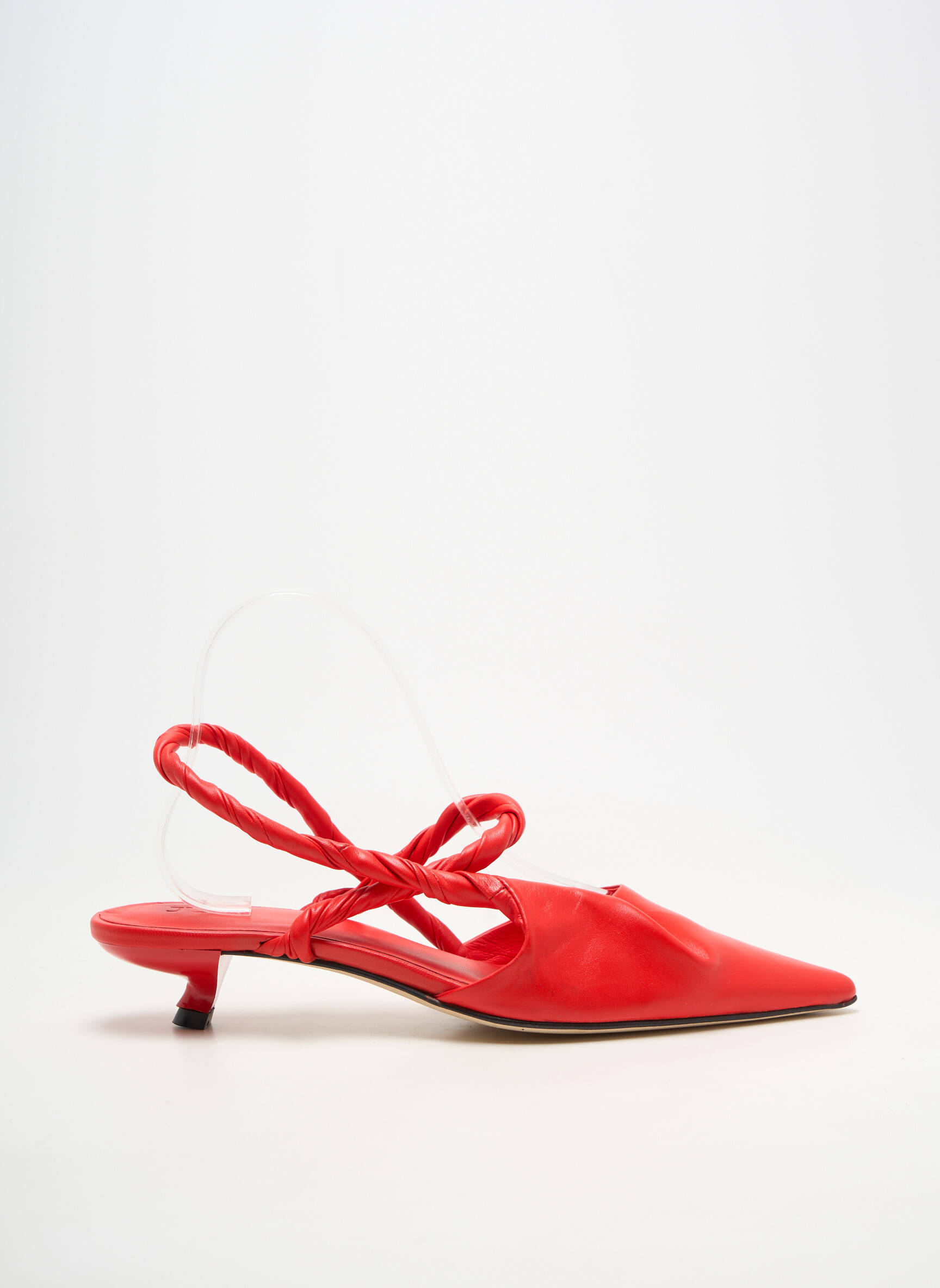 Sandales/nu pieds talon aiguille talon de 4 à 6cm rouge JVAM femme