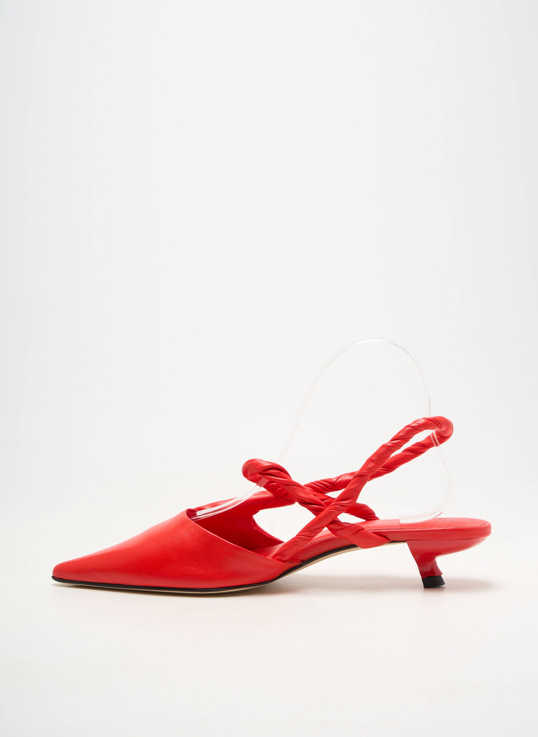 Sandales/nu pieds talon aiguille talon de 4 à 6cm rouge JVAM femme