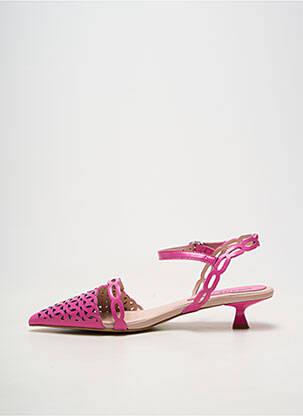Sandales/nu pieds talon aiguille talon de 4 à 6cm rose VIVIEN LEE femme