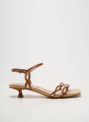 Sandales/nu pieds talon aiguille talon de 4 à 6cm marron VIVIEN LEE femme