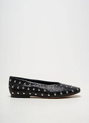 Ballerines matière lisse talon plat jusqu'à 3cm noir MI/MAI femme