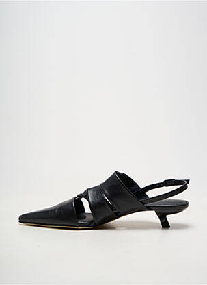 Sandales/nu pieds talon aiguille talon plat jusqu'à 3cm noir JVAM femme