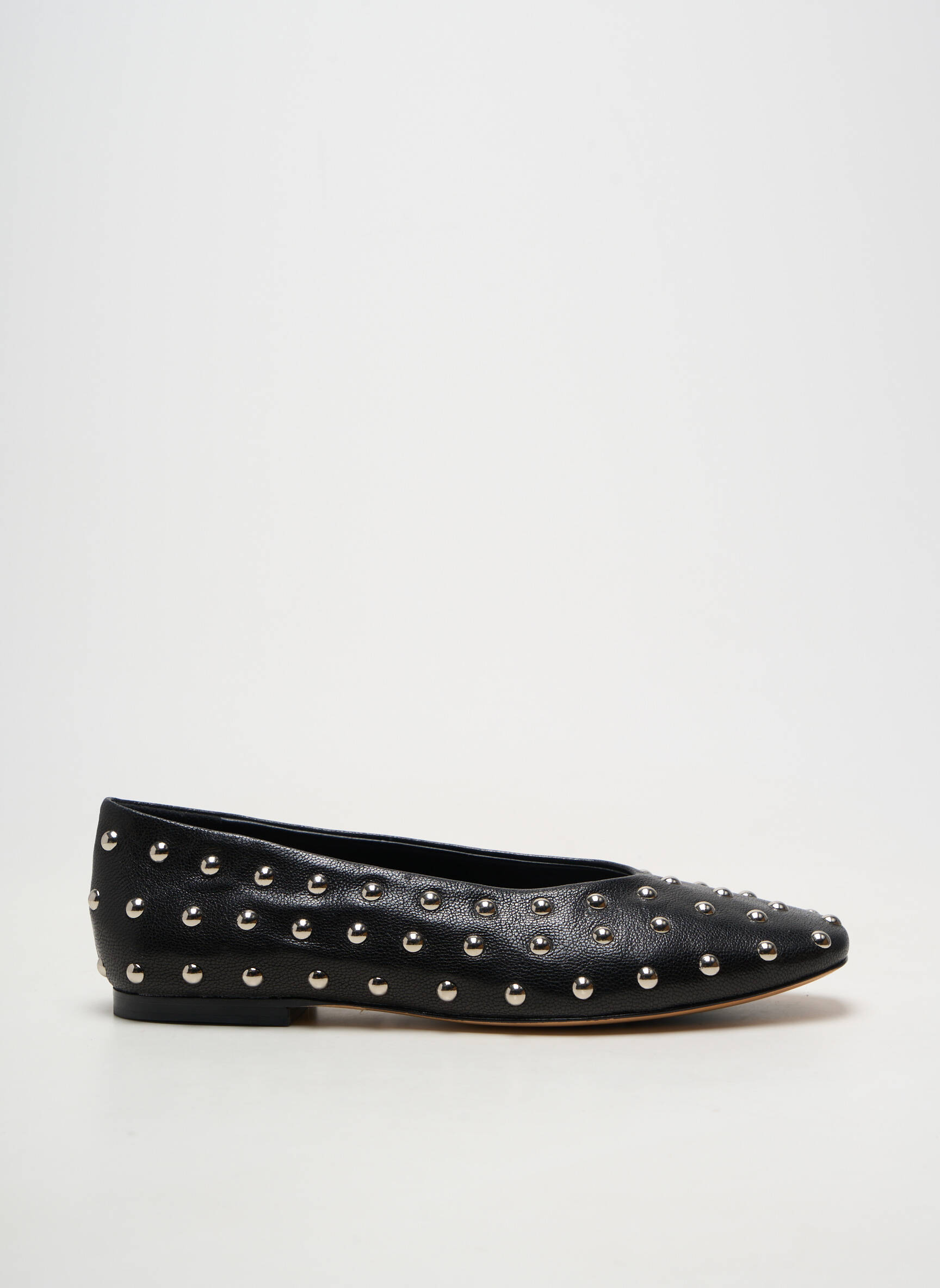 Ballerines matière lisse talon plat jusqu'à 3cm noir MI/MAI femme