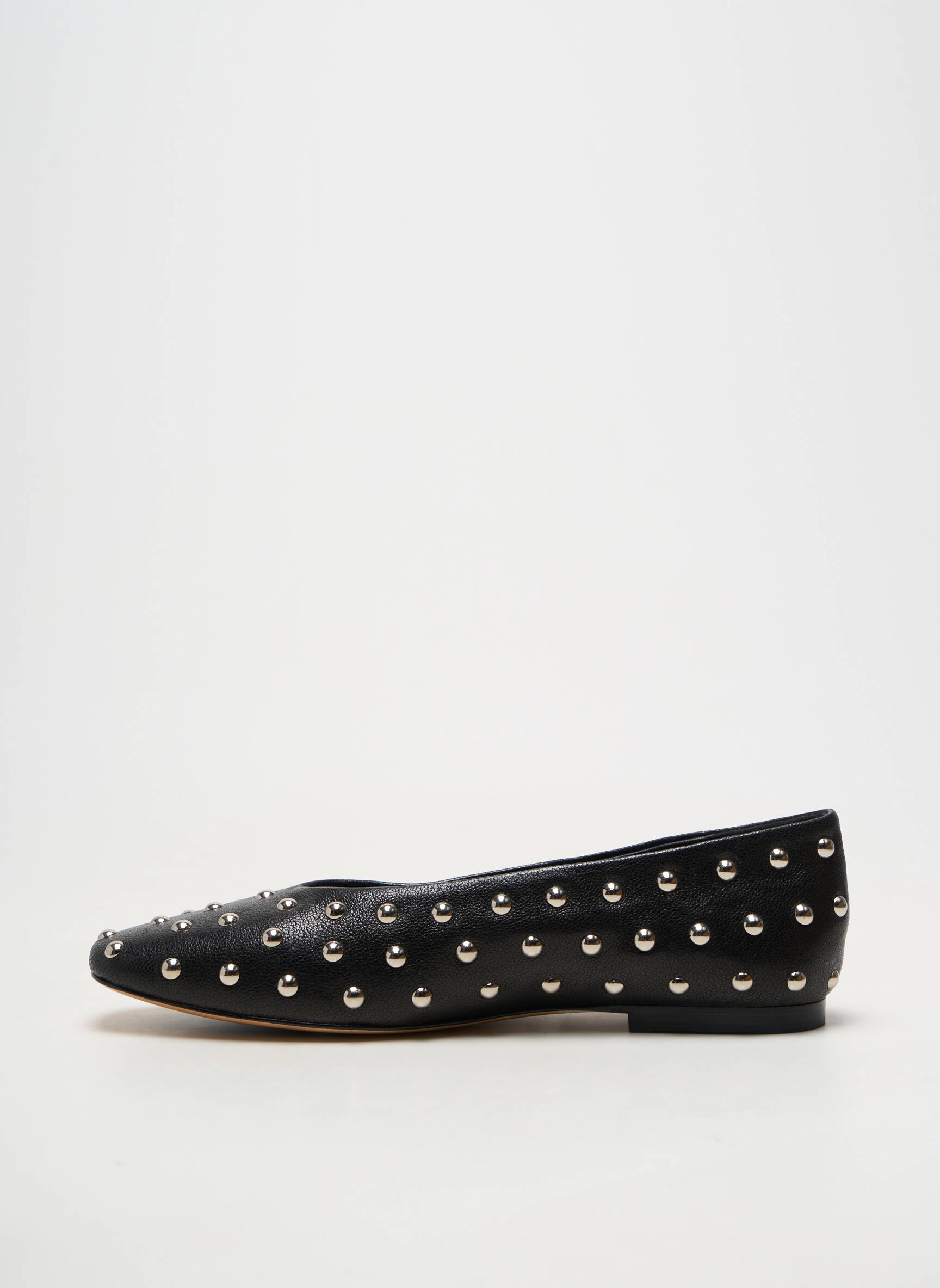 Ballerines matière lisse talon plat jusqu'à 3cm noir MI/MAI femme