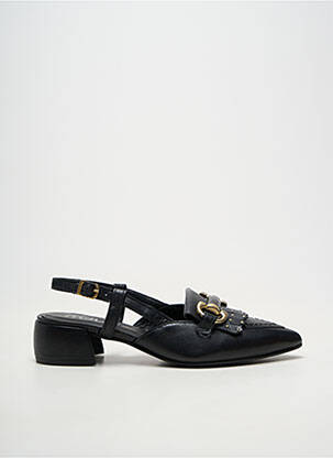 Sandales/nu pieds matière lisse talon de 4 à 6cm noir MJUS femme
