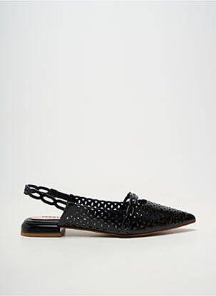 Ballerines talon bas talon plat jusqu'à 3cm noir VIVIEN LEE femme