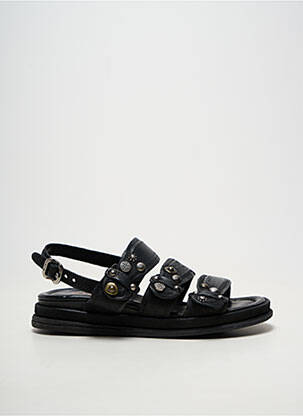 Sandales/nu pieds matière lisse talon plat jusqu'à 3cm noir A.S.98 femme