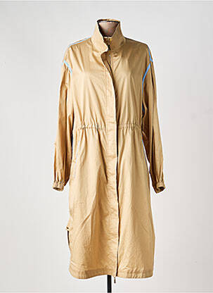Trench tissage popeline sans capuche beige LOLA CASADEMUNT femme