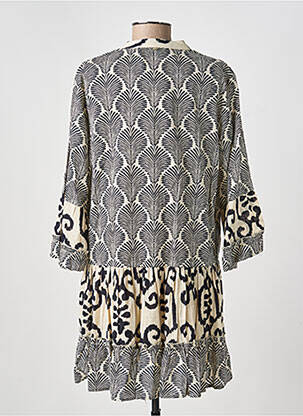 Robe courte manches 3/4 manches 3/4 noir LOLA CASADEMUNT femme