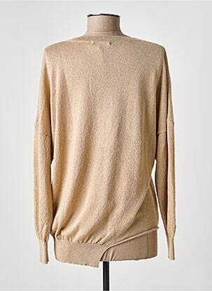 Pull col v manches longues or EVA KAYAN femme