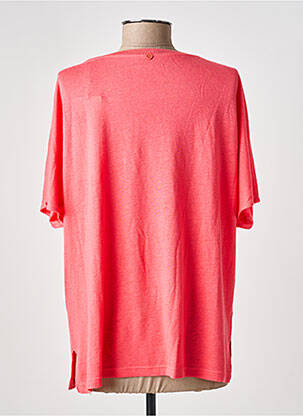 Pull col v manches courtes rose MPC (MA PETITE CAPSULE) femme