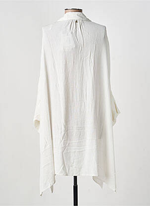 Tunique manches longues légère et transparente blanc LOLA CASADEMUNT femme