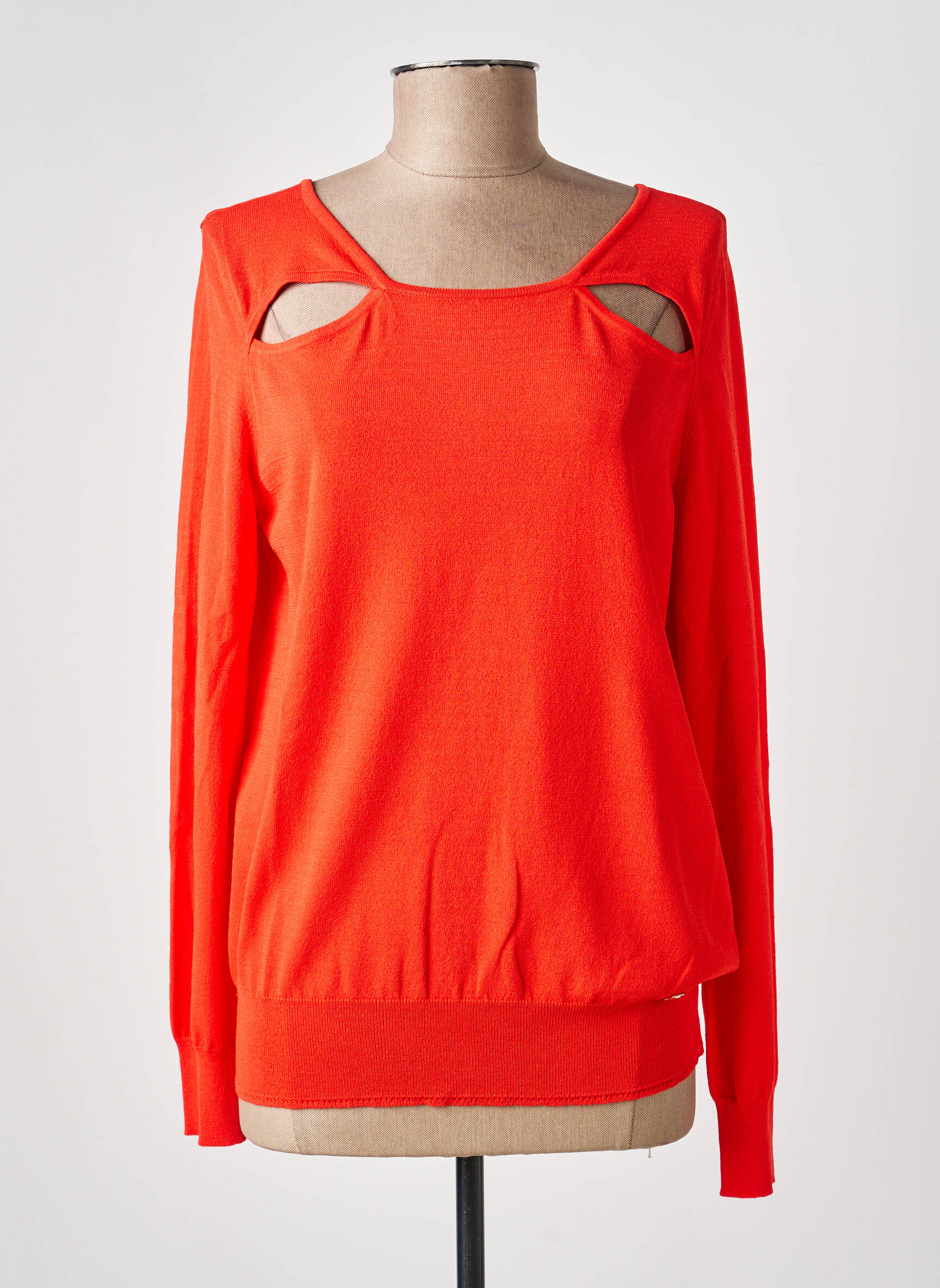 Pull stretch manches longues rouge GAUDI femme