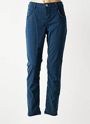 Pantalon slim tissage popeline taille normale bleu MOS MOSH femme
