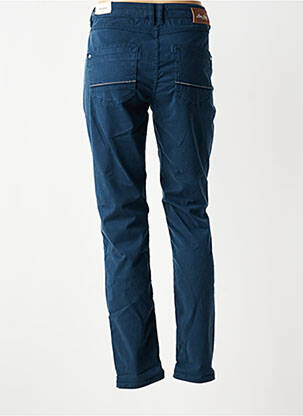 Pantalon slim tissage popeline taille normale bleu MOS MOSH femme