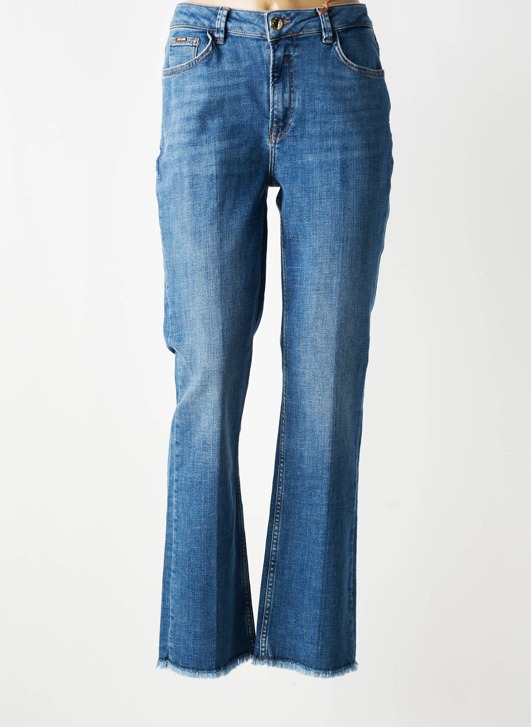 Jeans bootcut taille haute taille haute bleu MOS MOSH femme