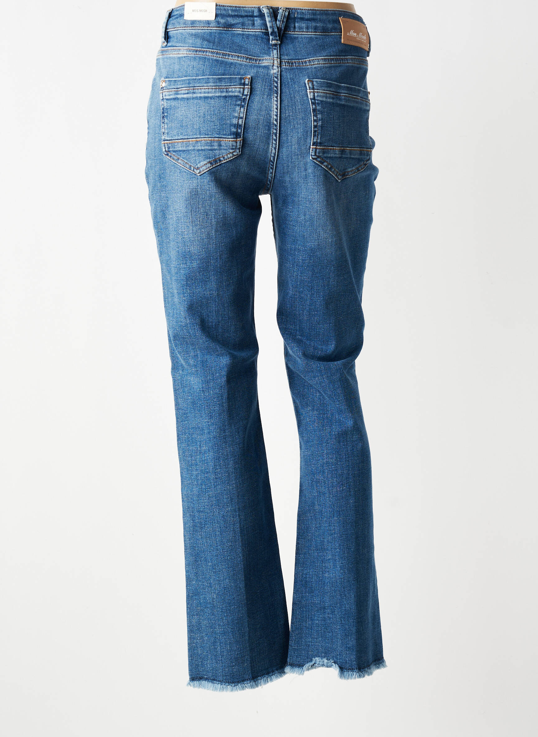 Jeans bootcut taille haute taille haute bleu MOS MOSH femme