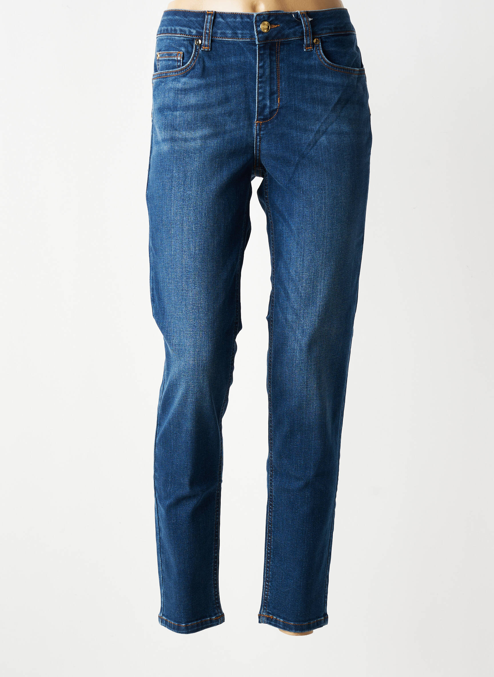 Jeans coupe slim stretch bleu LIU JO femme