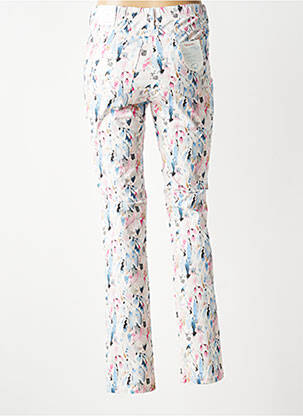 Pantalon slim taille élastique taille normale blanc TONI femme