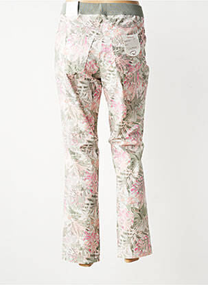 Pantalon 7/8 taille élastique taille normale vert TONI femme