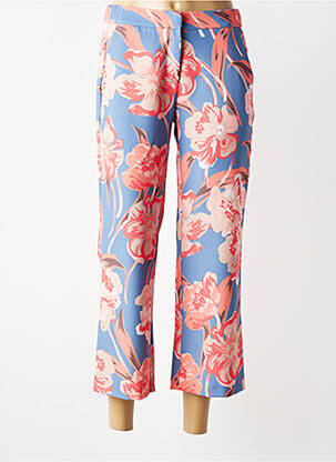 Pantalon 7/8 taille à pinces taille normale rose TONI femme