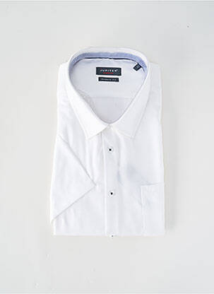 Chemise manches courtes poches blanc JUPITER homme
