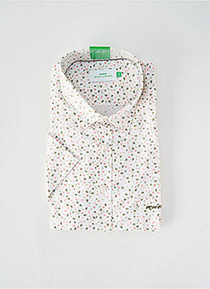 Chemise manches courtes poches blanc MISE AU GREEN homme