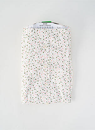 Chemise manches courtes poches blanc MISE AU GREEN homme