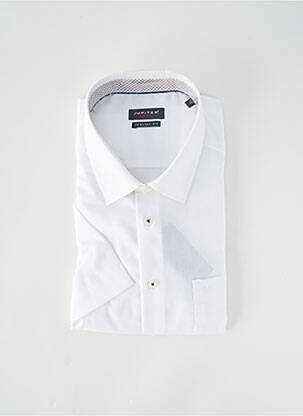 Chemise manches courtes poches blanc JUPITER homme
