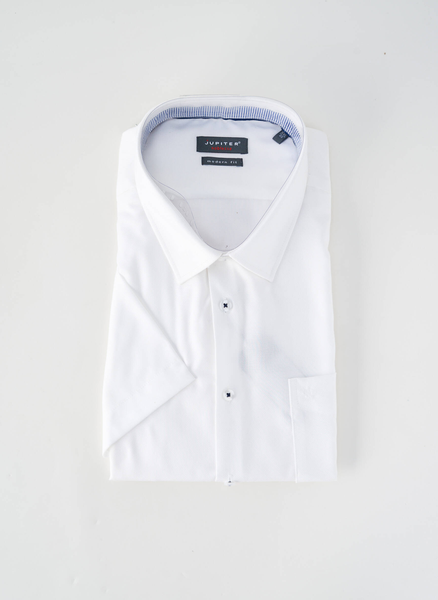 Chemise manches courtes poches blanc JUPITER homme