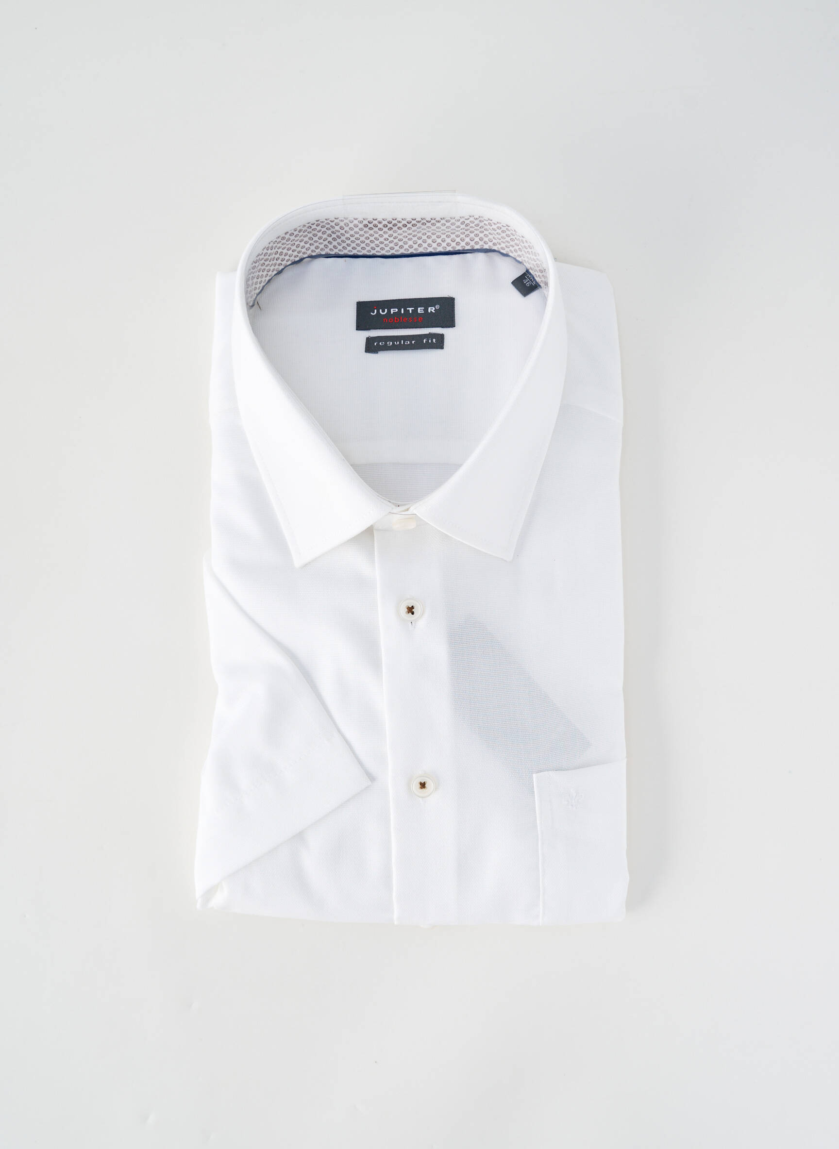 Chemise manches courtes poches blanc JUPITER homme