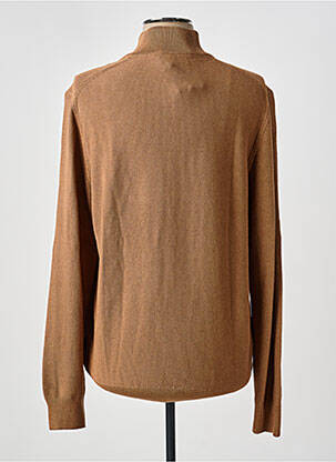 Gilet manches longues manches longues marron MISE AU GREEN homme