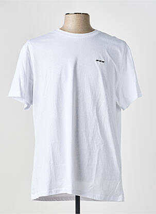 T-shirt broderie manches courtes blanc MISE AU GREEN homme