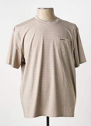T-shirt bio manches courtes marron MISE AU GREEN homme