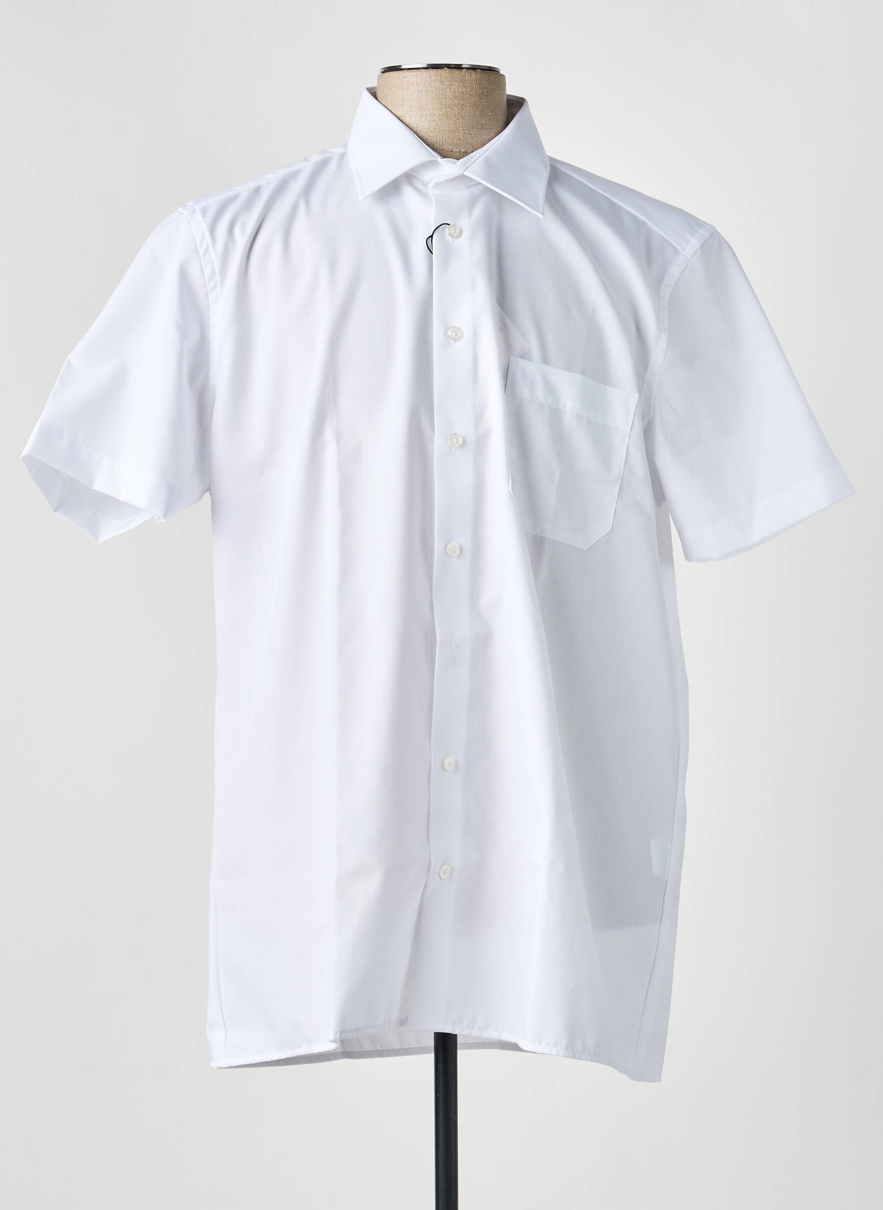Chemise manches courtes poches blanc JUPITER homme
