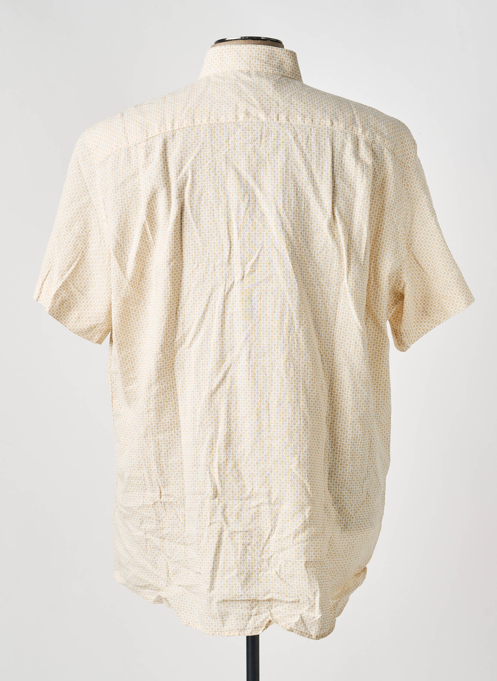 Chemise manches courtes poches beige MISE AU GREEN homme