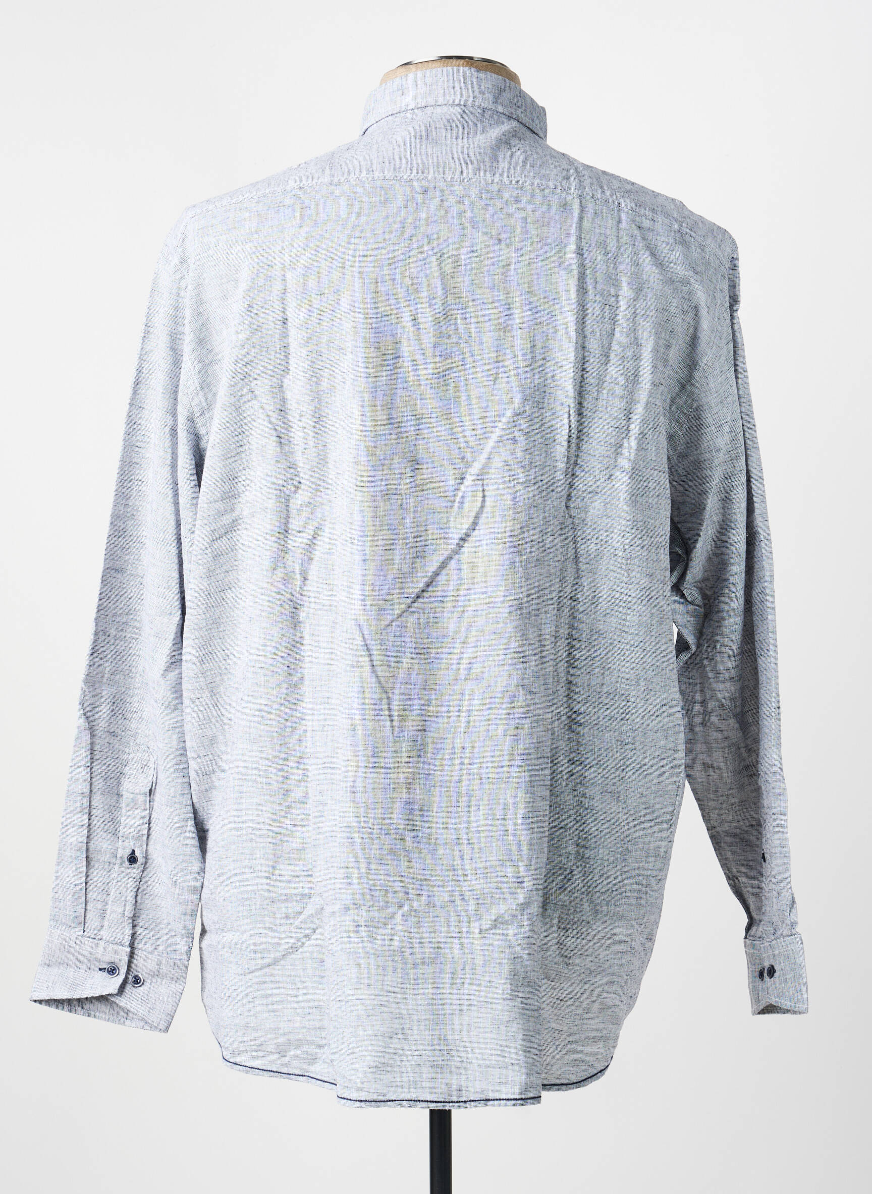 Chemise manches longues poches bleu JUPITER homme